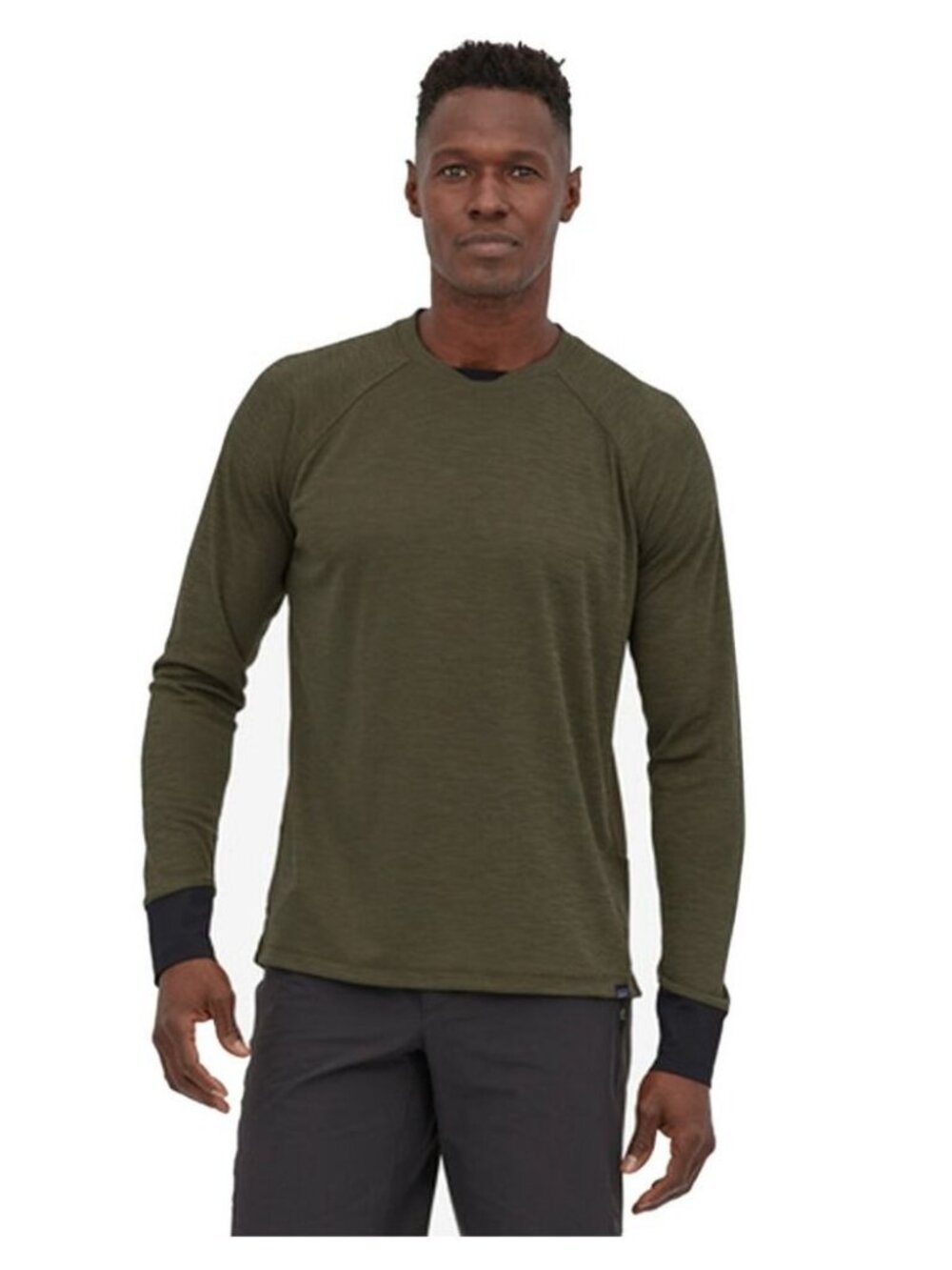 PATAGONIA Men's Long-Sleeved Dirt Craft Jersey Size Large Basin Green